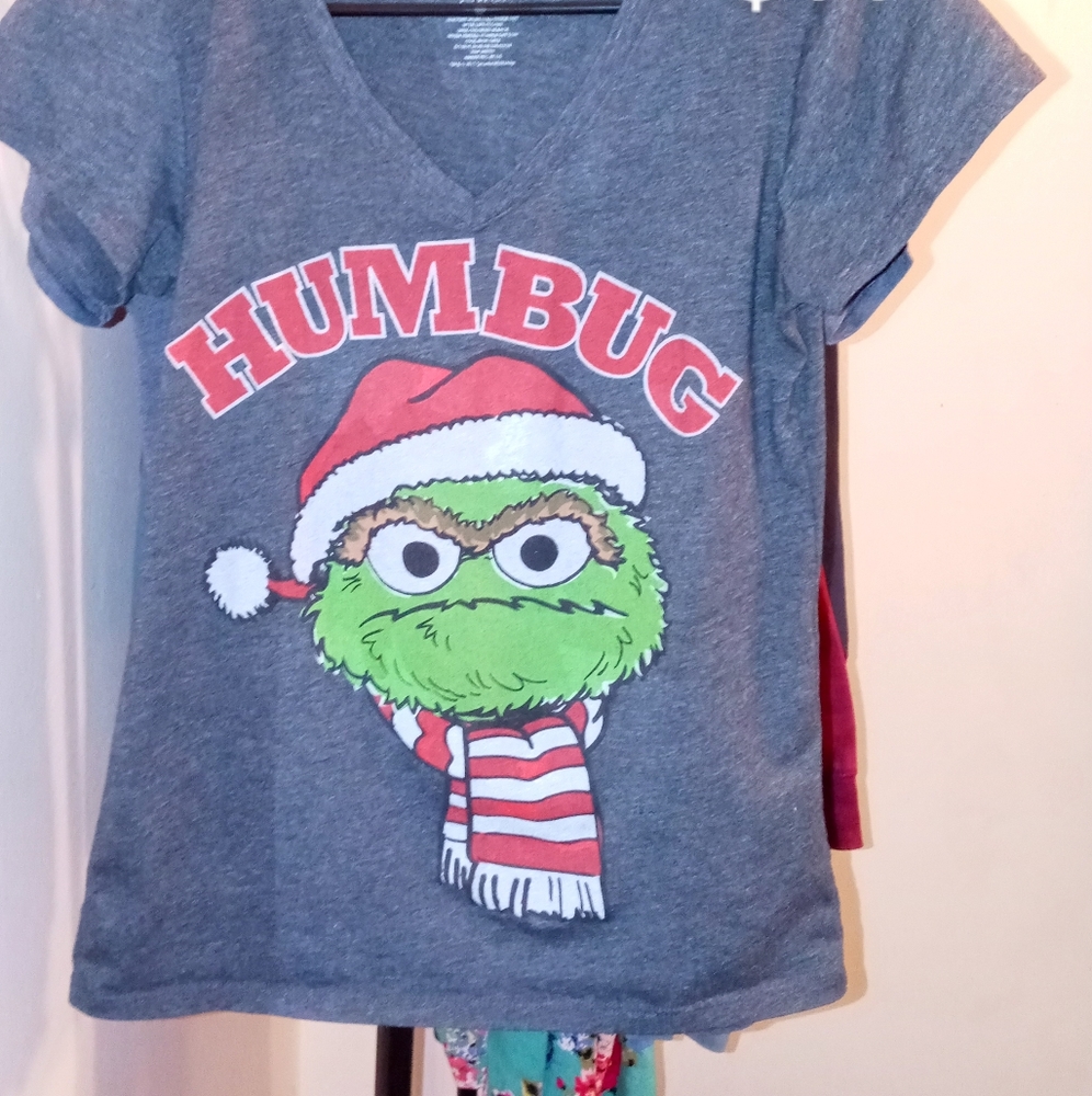 Oscar the grouch holiday shirt